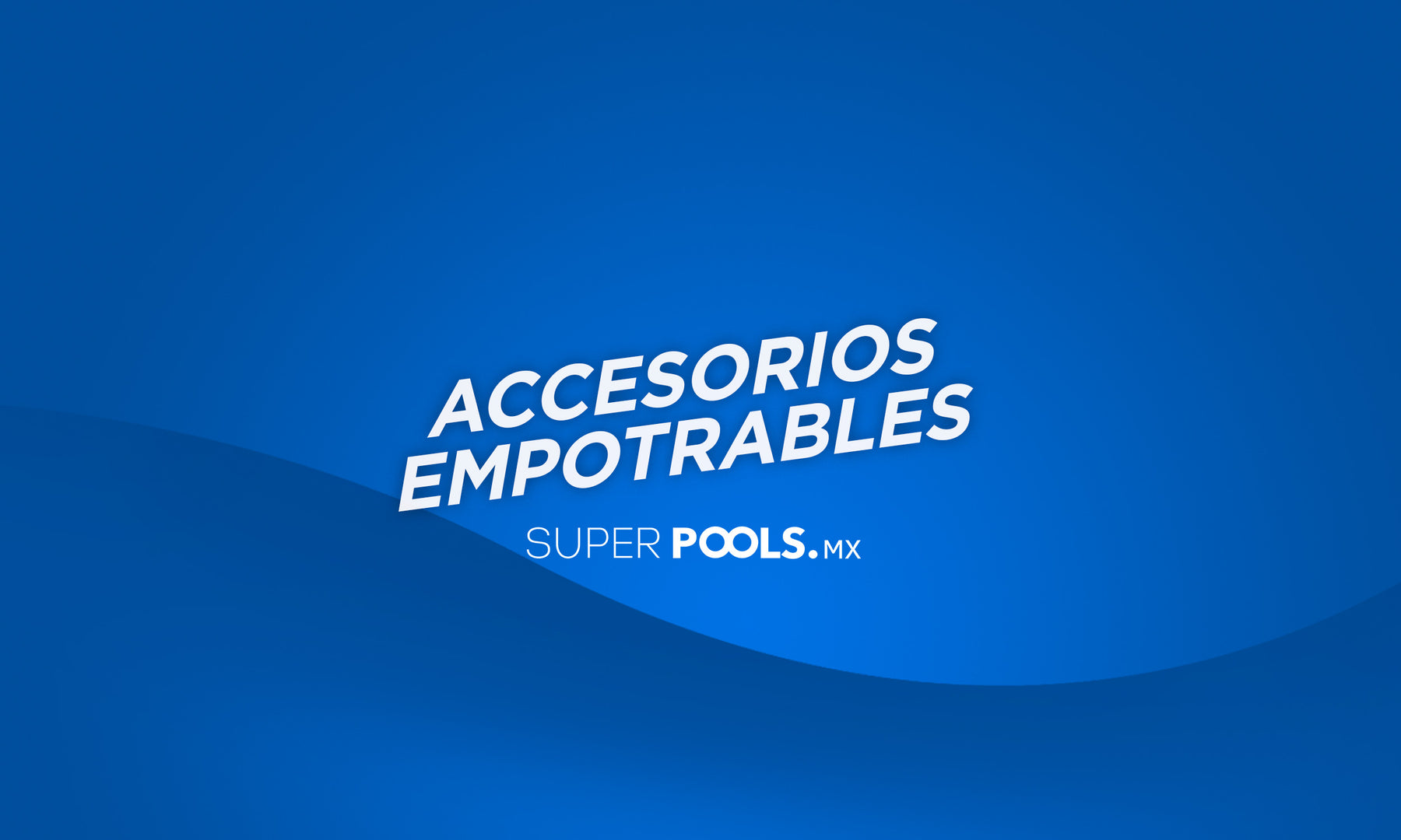 Accesorios empotrables para alberca