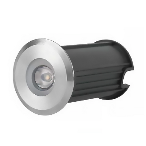 Lámpara LED para Piscina, Deluxe, PANDA, blanco cálido, 3W  Acero Inoxidable, 2" DLX-2N-B-3W-12A