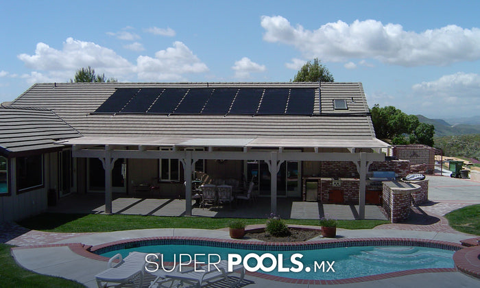¿Cómo funcionan los paneles solares en la piscina?