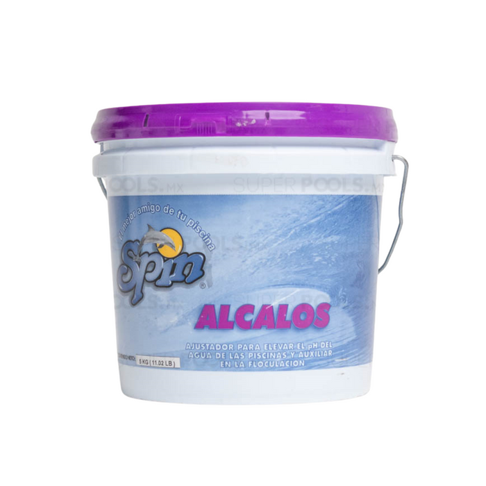 Spin Alcalos Sube el pH de Agua de Albercas, Piscinas y Spas