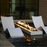 Camastro Marca Ledge Lounger Modelo Autograph Chaise, Para Albercas y Áreas Exteriores