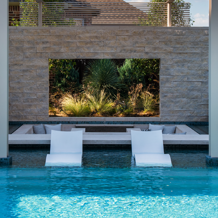 Camastro Marca Ledge Lounger Modelo Autograph Chaise, Para Albercas y Áreas Exteriores