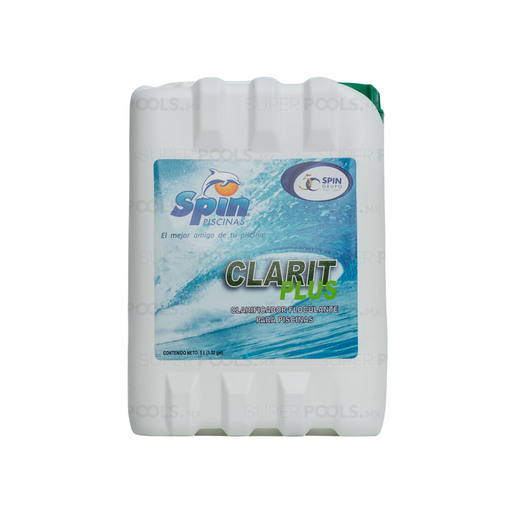 Spin Clarificador Clarit Plus Para Eliminar Turbidez del Agua de Albercas, Piscinas y Spa