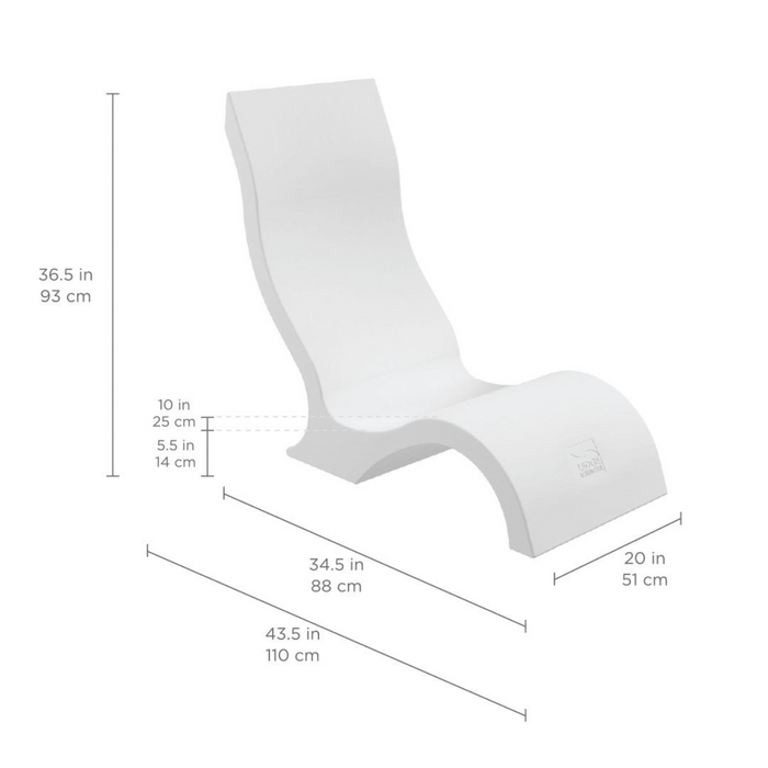 Sillon Marca Ledge Lounger Mod. Signature Chair, Para Albercas y Áreas Exteriores