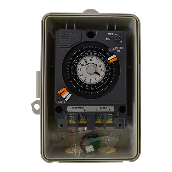 Interruptor De Tiempo Timer Panda 110v 220v Piscinas