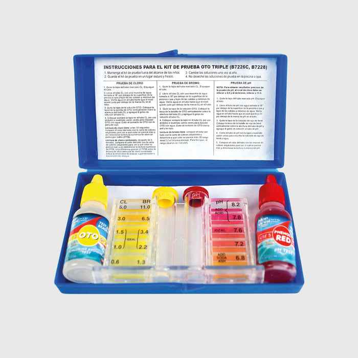 Kit Analizador de pH y Cloro Residual Marca Blue Devil Para Albercas, Piscinas y Spas.