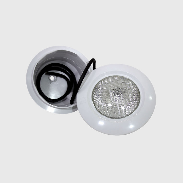 Reflector Halogeno Marca Hayward mod. 3478 300w 12 Volts Con Nicho Cable 3 mts. Para Albercas