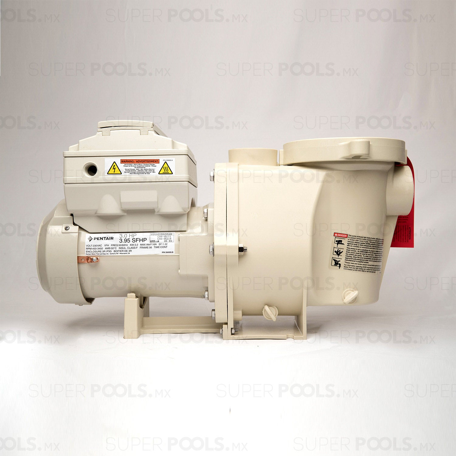 Motobomba IntelliFlo VSF Pentair Caudal y Velocidad Variable