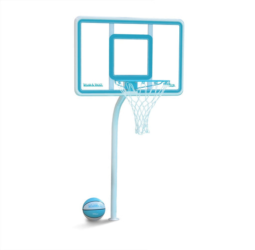 Canasta de Basketball de Acero Inoxidable y Tablero de Acrílico Transparente Para Alberca