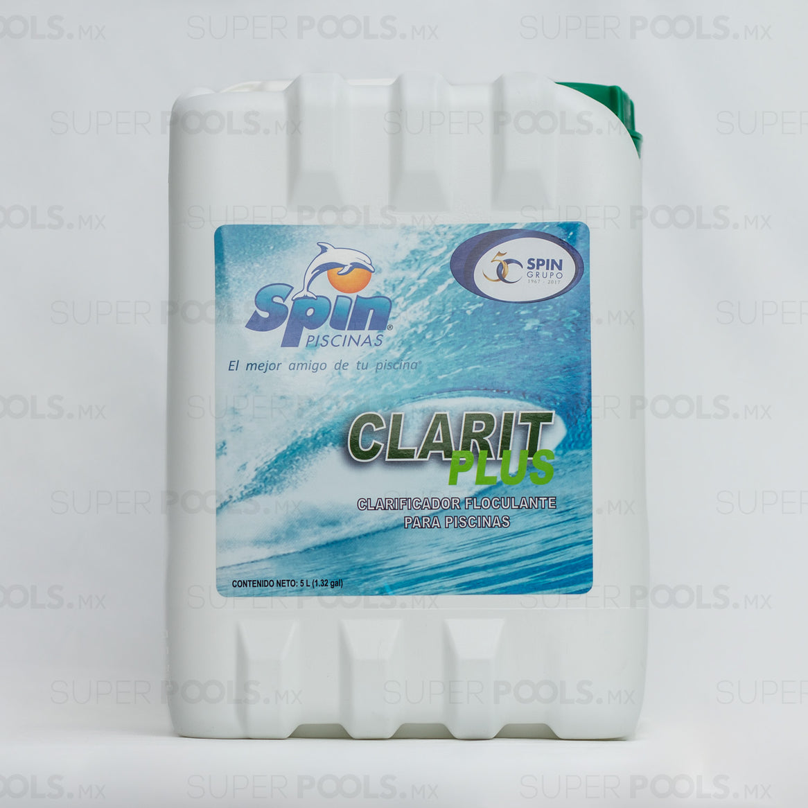 Spin Clarificador Clarit Plus Para Eliminar Turbidez del Agua de Albercas, Piscinas y Spa