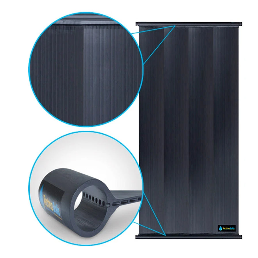 Panel Solar Marca Techno-Solis Para Calentar Agua de Albercas, Piscinas y Spas