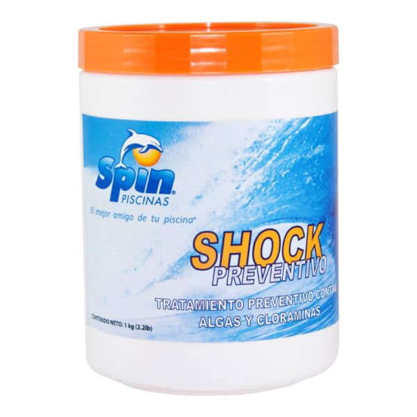 Spin Shock Preventivo Para Saneamiento de Albercas, Piscinas y Spas Cerrados