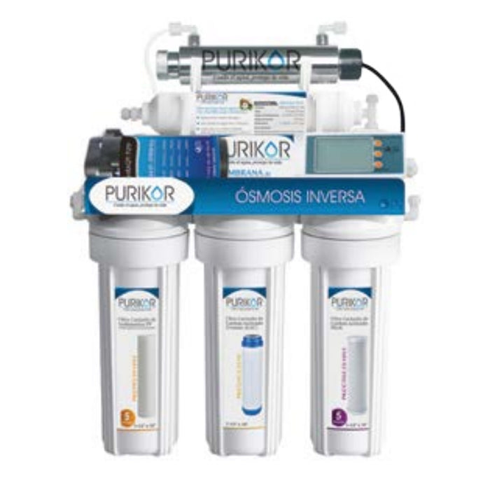 Sistema de Osmosis Inversa para Tratamiento de Agua Marca Purikor de 6 Etapas 100 GPD