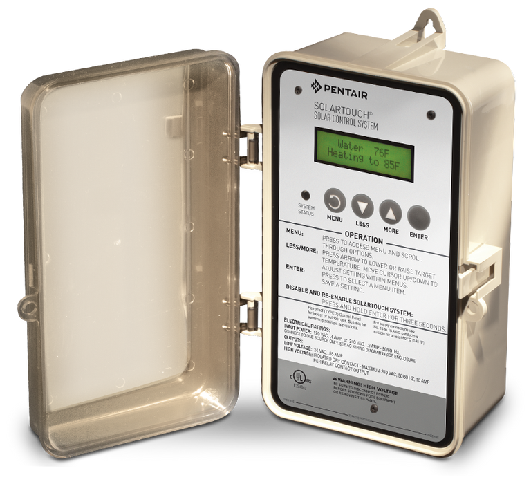 Sistema de Control SolarTouch Pentair Para Calentamiento Solar de Albercas