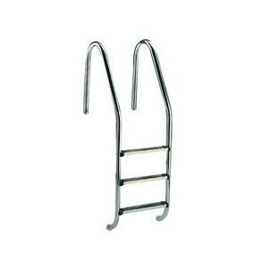 Escalera de 3 Peldaños Marca Vertex de Acero Inoxidable Para Albercas, Piscinas y Spas