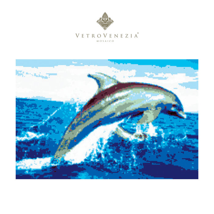 Mosaico Vetro Venezia Figueras de Delfines / mosaico 1×1 cm