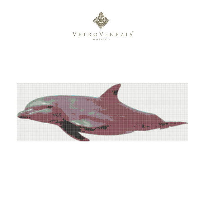 Mosaico Vetro Venezia Figueras de Delfines / mosaico 1×1 cm